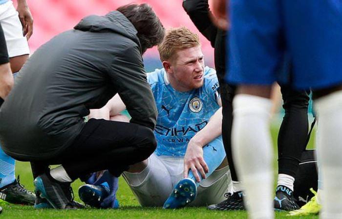 sport news Kevin De Bruyne is forced off with an ankle ...