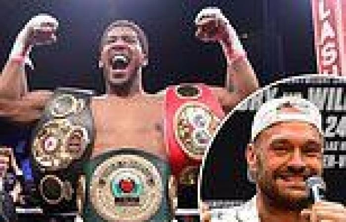 sport news Anthony Joshua savages Tyson Fury and his team for letting 'the whole boxing ...