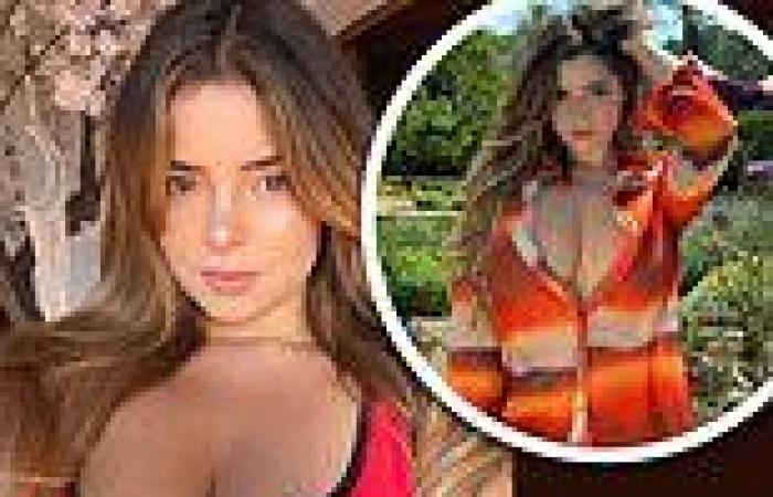 Demi Rose barely contains her ample assets in new racy snap wearing low-cut ...