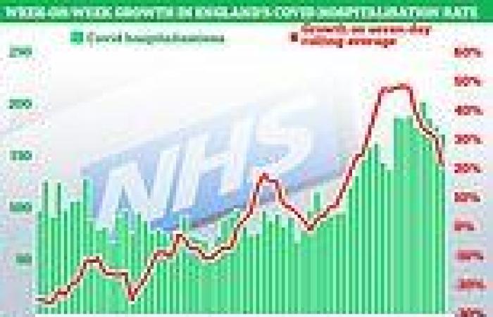 Now Covid hospitalisation rates are slowing! Experts hail 'clear signs' ...