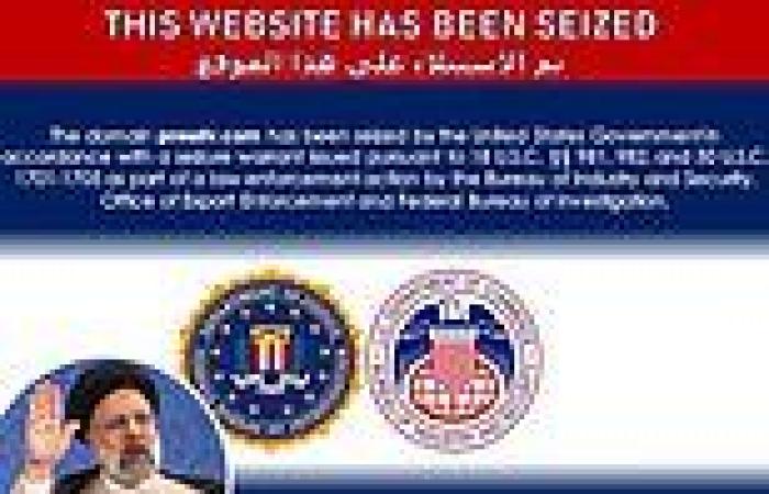 U.S. Justice Department TAKES DOWN three dozen websites linked to Iran's ...