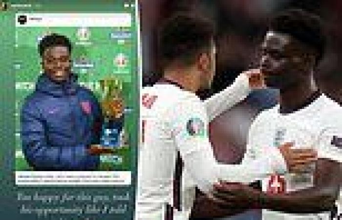 sport news Euro 2020: Jadon Sancho delighted with Bukayo Saka's display in England's win ...