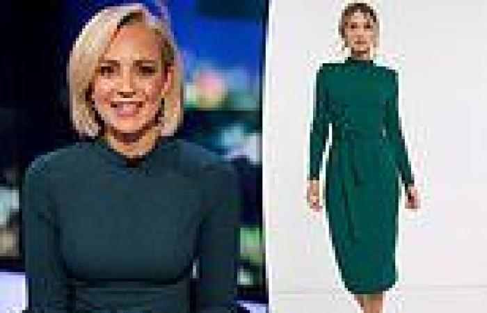 Carrie Bickmore impresses fashionistas with a $70 ASOS dress on The Project