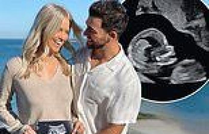 Renae Ayris announces she is expecting her first child with husband Andrew ...