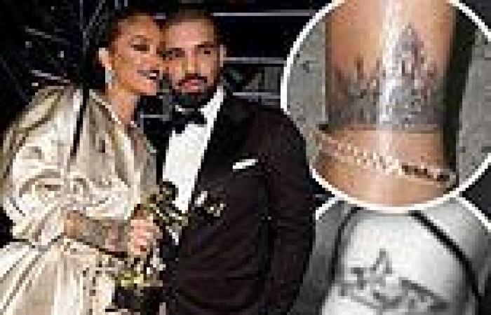 Rihanna REPLACES matching Drake shark tattoo with new ink
