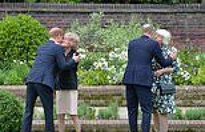 Princess Diana statue unveiling: Princes Harry and William reunited with her ...