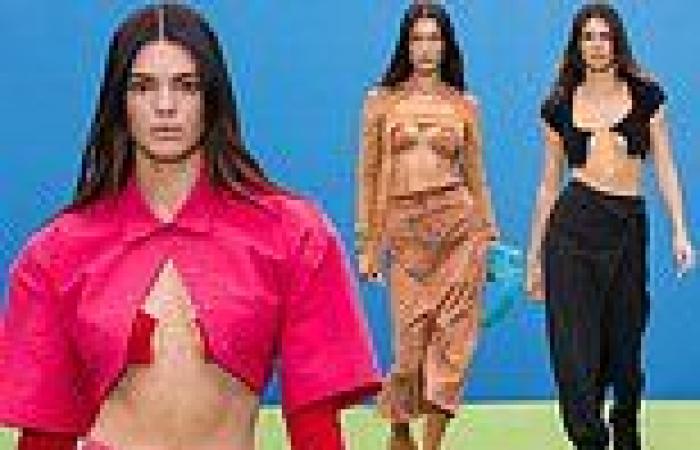Kendall Jenner and Bella Hadid wow on the Jacquemus La Montagne runway in Paris
