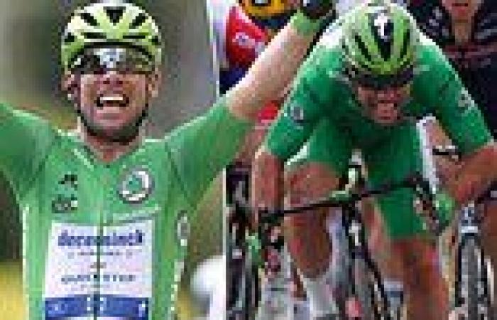 sport news Mark Cavendish secures his second stage victory of this year's Tour de France