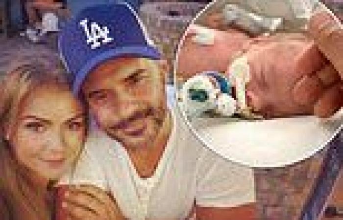 Michael Greco announces his son Gianluca has been born prematurely