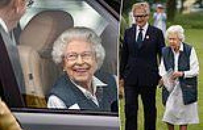 Queen, 95, returns to Royal Windsor Horse Show after a busy week of engagements ...