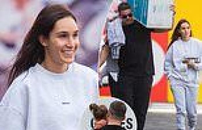 Celebrity fitness trainer Kayla Itsines is spotted out shopping with her new ...
