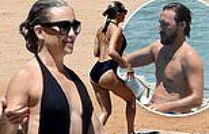Kate Hudson enjoys family time as she and Danny Fujikawa with kids frolic on ...