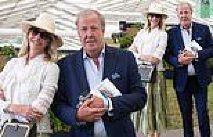Jeremy Clarkson and his girlfriend Lisa Hogan visited the Hampton Court Palace ...