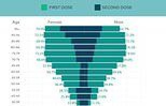 Covid-19 Australia: Graph shows the age group most at risk as they are failed ...
