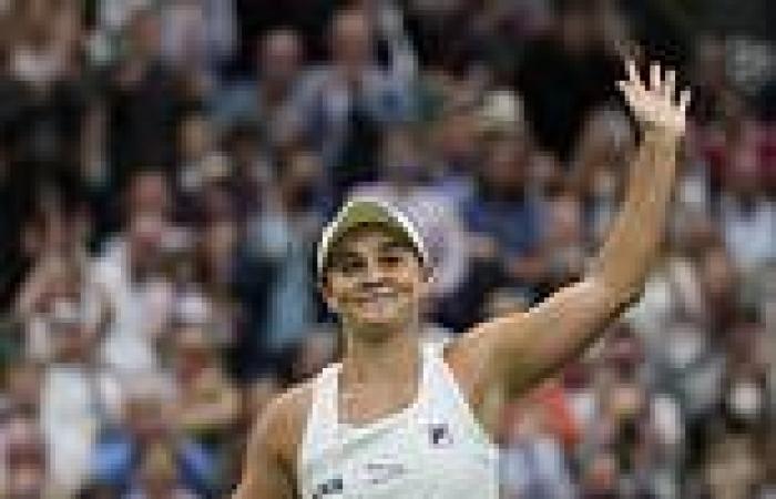 sport news Ashleigh Barty powers her way through to Wimbledon semi finals