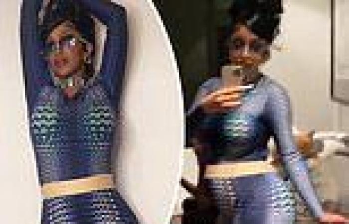 Cardi B proves the power of posing as she shows fans how she HID her baby bump ...
