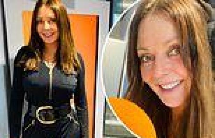 Carol Vorderman, 60, showcases her hourglass curves as she slips into a black ...
