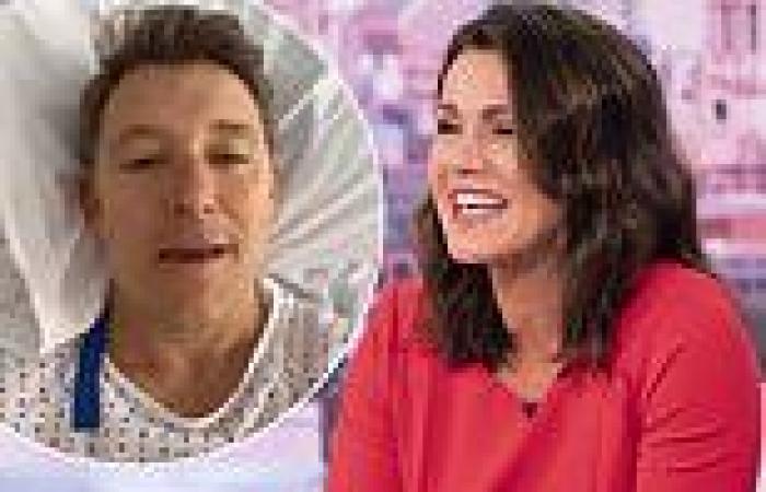 Susanna Reid sends well wishes to Ben Shephard as he remains in hospital for ...