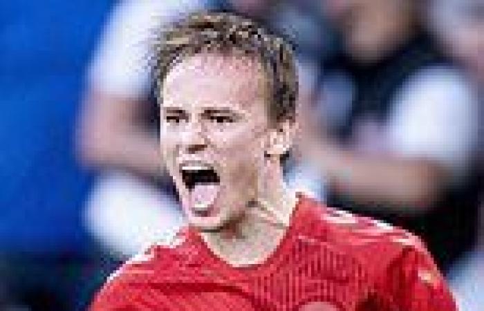 sport news Mikkel Damsgaard 'valued at £34m after his heroics and semi-final stunner for ...