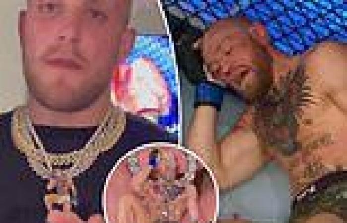 sport news Jake Paul unveils $100,000 diamond necklace with image of McGregor after KO ...