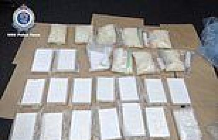 Two men are dramatically arrested in Sydney as police 'find $9.3million haul of ...