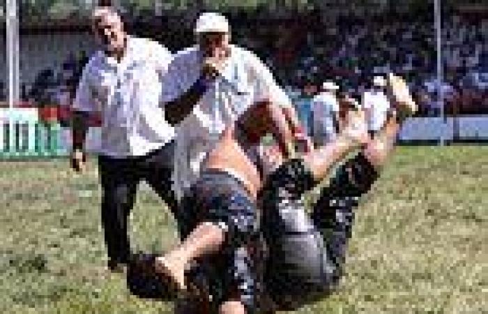Thousands of Turkish men compete in one of the world's oldest oil wrestling ...