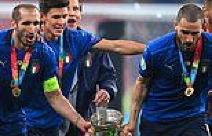 sport news Giorgio Chiellini and Leonardo Bonucci were Italy's gladiators in their Euro ...