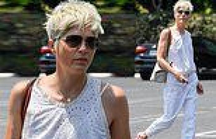 Selma Blair, 49, opts for casual-cool for a lunch date with a friend in ...