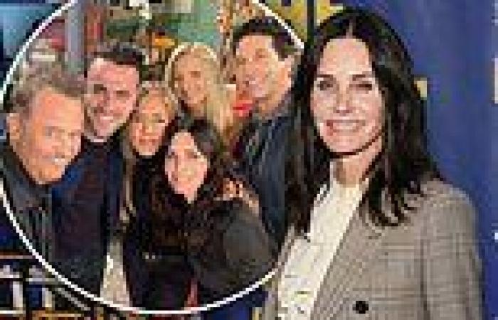 Courteney Cox celebrates Friends reunion Emmy nod