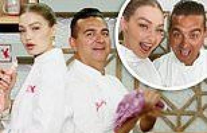 Gigi Hadid is the ultimate fan-girl learning how to frost cakes with Cake Boss ...