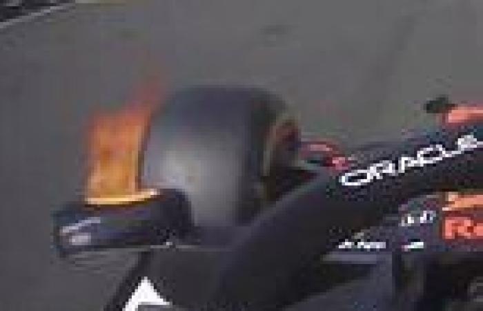 sport news Max Verstappen admits he was 'really worried' after his brakes CAUGHT FIRE