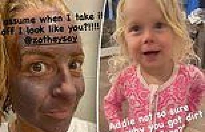 Carrie Bickmore's adorable daughter Adelaide reacts to her latest beauty ...