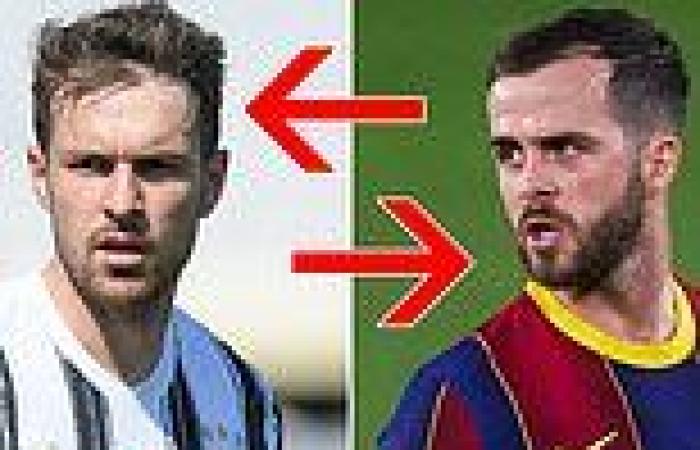 sport news Juventus 'have offered Aaron Ramsey to Barcelona as they push to bring Miralem ...