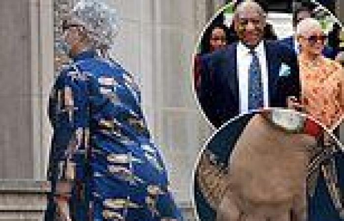 Camille Cosby is seen without her wedding ring - leading to speculation about ...