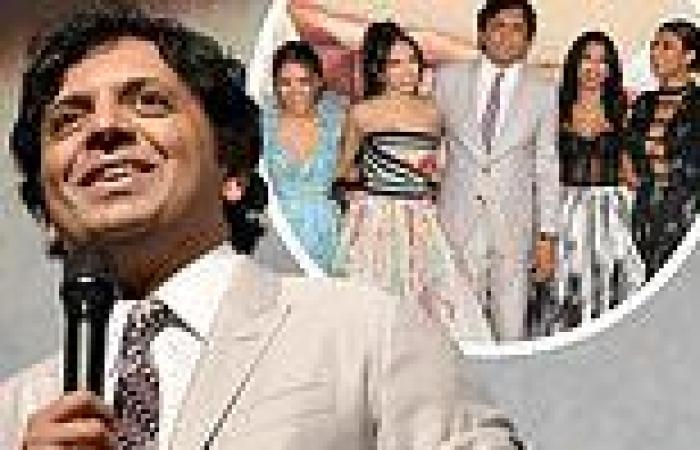 M. Night Shyamalan makes premiere of new film Old a family affair with wife and ...