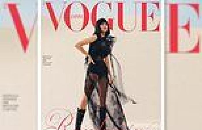 Kendall Jenner wows in sheer gown with a fringed black wig for Vogue Spain cover