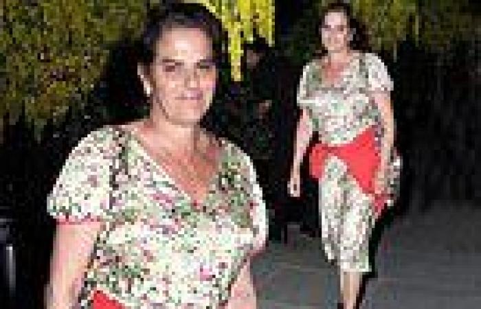 Tracey Emin shows off her quirky sense of style in a green dress and Crocs ...