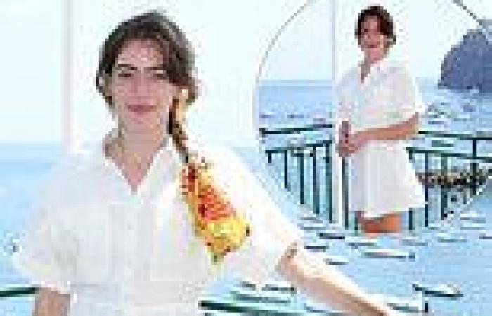 Ewan McGregor's daughter Clara wows in a thigh-skimming shirt dress as she ...