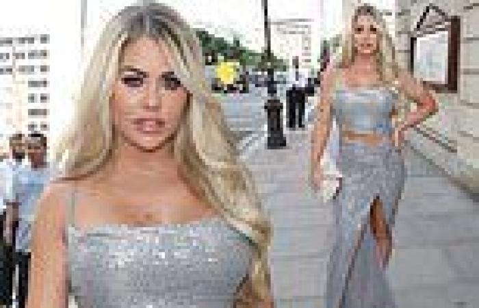 Bianca Gascoigne shows off her toned abs as she attends National Reality TV ...