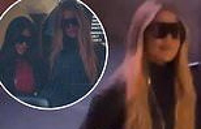Khloe Kardashian loyally sits by Kim's side at Kanye West's Donda release event