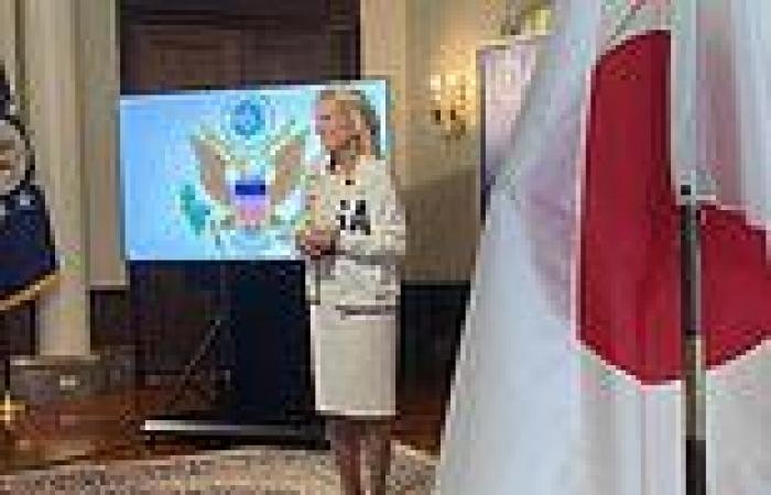 Jill Biden cheers on Team USA''s Olympic athletes over Zoom from Tokyo