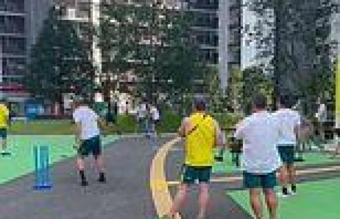 Tokyo Olympics 2020: Australia's athletes pass time playing 'backyard cricket' ...