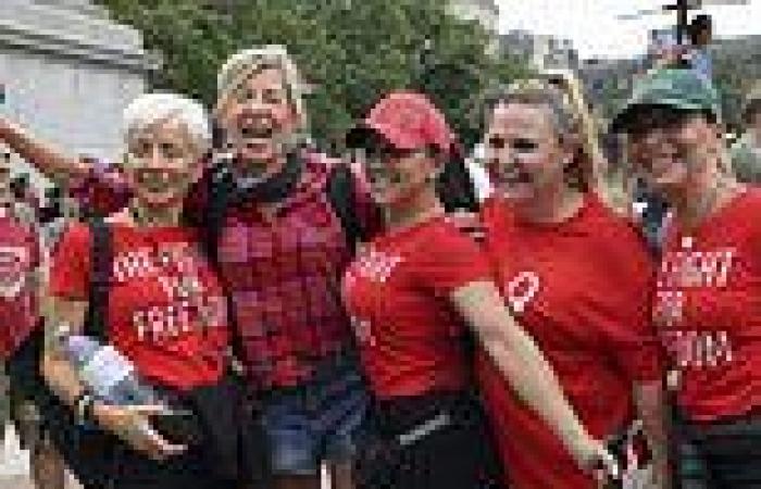 Katie Hopkins joins thousands in Trafalgar Square for 'Freedom Rally'