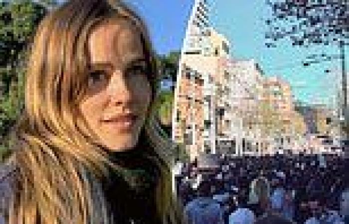 Anti-vaxxer actress Isabel Lucas supports anti-lockdown protests