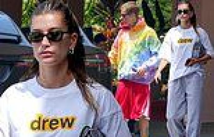 Hailey Bieber and husband Justin enjoy a brunch date at The Beverly Hills Hotel