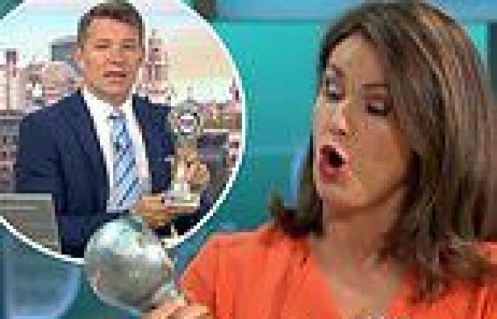 Susanna Reid awarded Celebrity Personality Of The Year gong live on Good ...