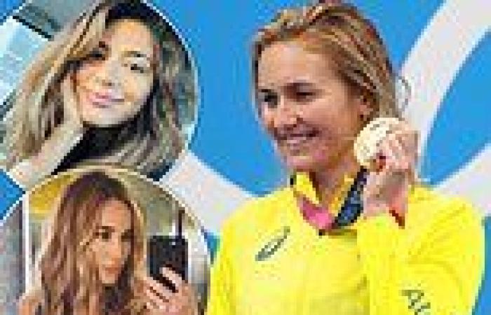 Ariarne Titmus, Olympics: Bec Judd and Pia Whitesell celebrate gold medal