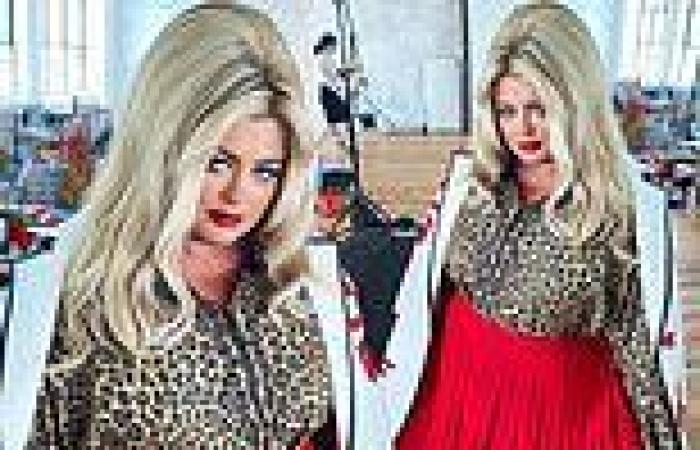 Gemma Collins flaunts her 3.5st weight loss in leopard-print blouse and red ...