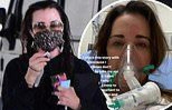 Kyle Richards is seen for the first time since a 'hive of bees' stung her ...