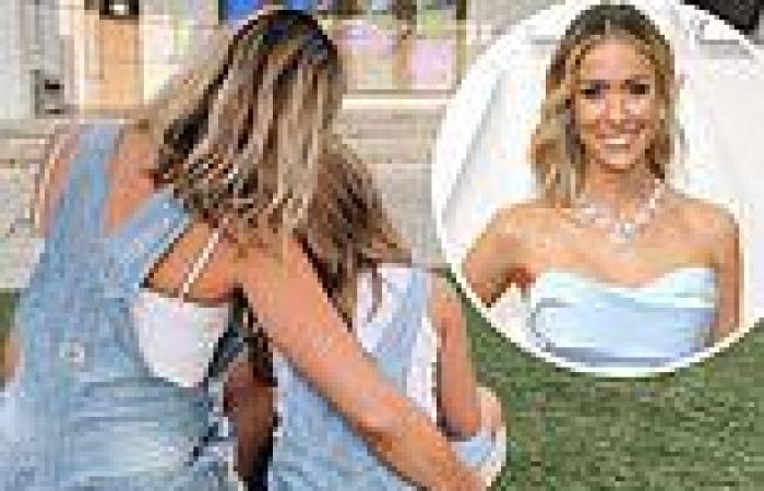 Kristin Cavallari twins with her daughter Saylor James in a white shirt and ...